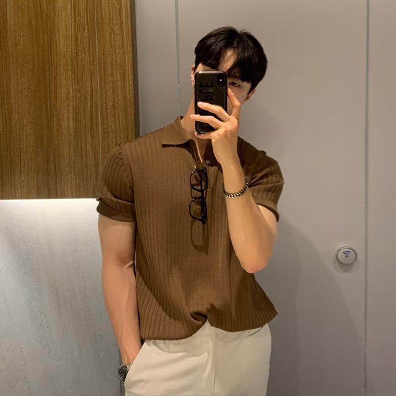 Men's Fashion Lapel Polo Shirt