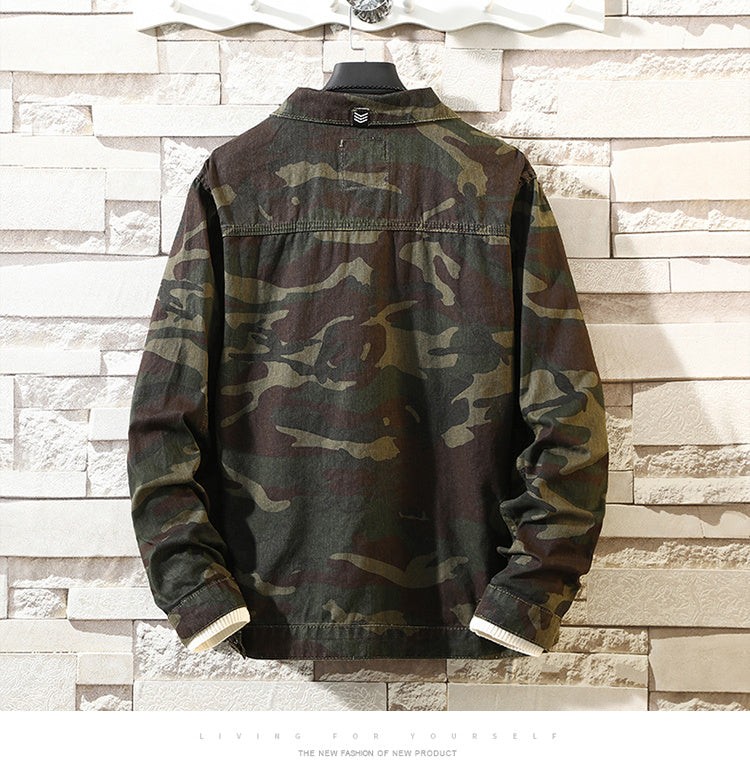 Stealth Edge Camouflage Denim Jacket