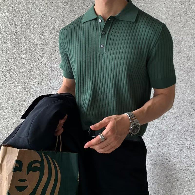Men's Fashion Lapel Polo Shirt