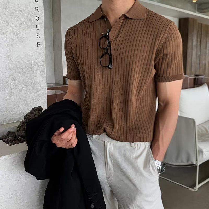 Men's Fashion Lapel Polo Shirt