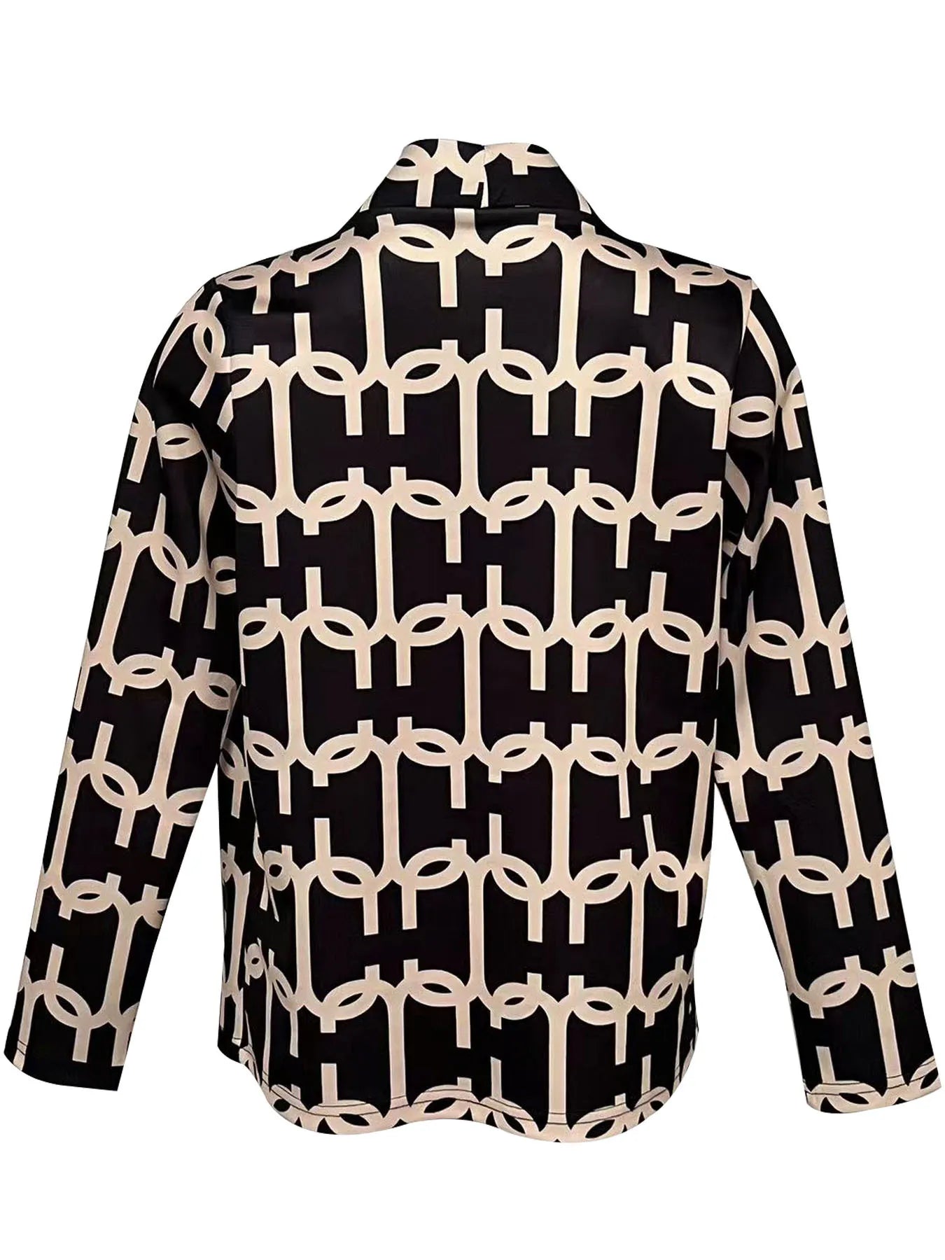 Women's Casual Printed Small Suit Jacket