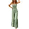 Women’s Spaghetti Strap High Waist Jumpsuit – Elegant Sleeveless One-Piece Romper