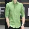Men’s Slim-Fit Half-Sleeve Shirt – Casual Modern Button-Down