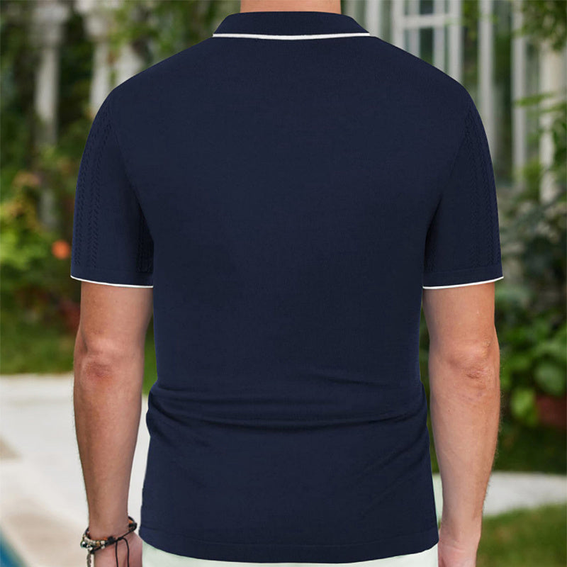 Men's Summer Short-Sleeved Polo Shirt