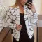 Women's Casual Printed Small Suit Jacket