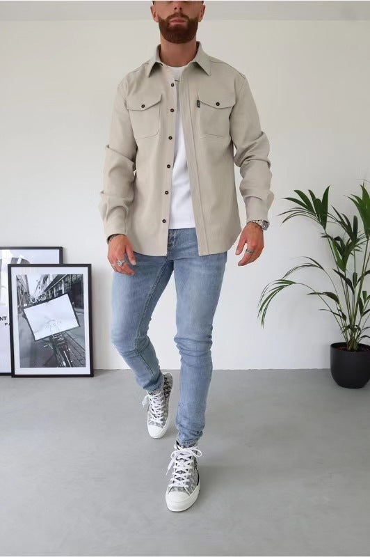 Men's Brushed Cotton Casual Shirt