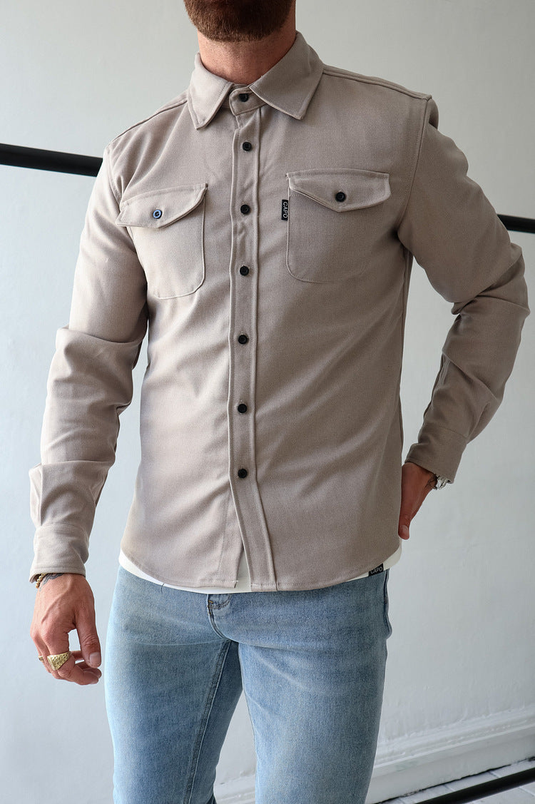 Men's Brushed Cotton Casual Shirt