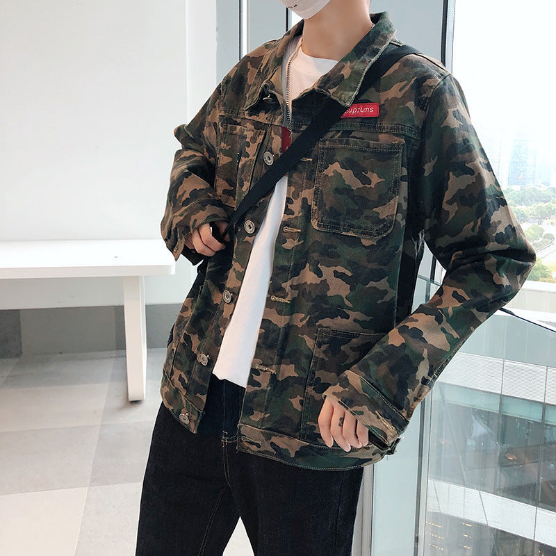 Stealth Edge Camouflage Denim Jacket