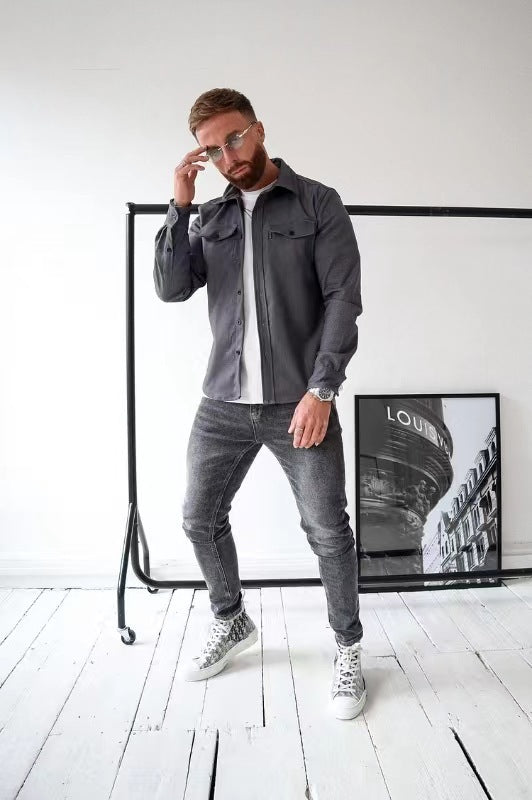 Men's Brushed Cotton Casual Shirt