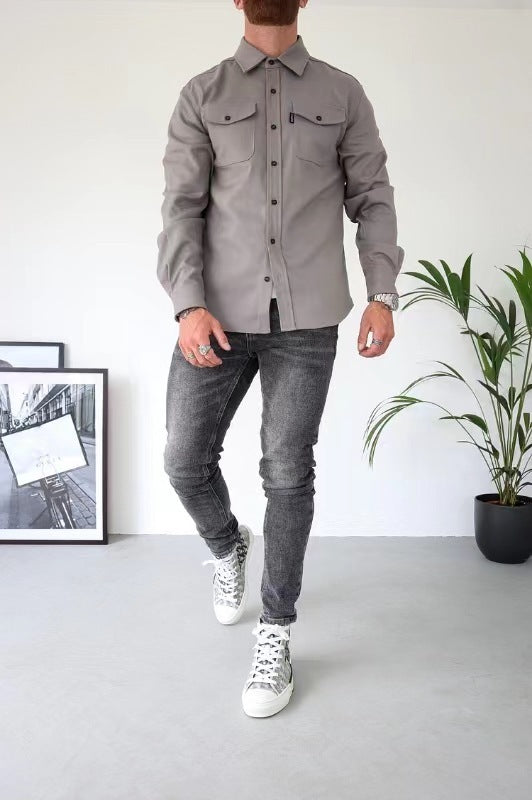 Men's Brushed Cotton Casual Shirt