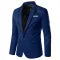 Men’s Multicolor Slim Fit One-Button Suit – Bold Lapel Blazer for Fashion Forward Looks