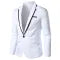 Men’s Multicolor Slim Fit One-Button Suit – Bold Lapel Blazer for Fashion Forward Looks
