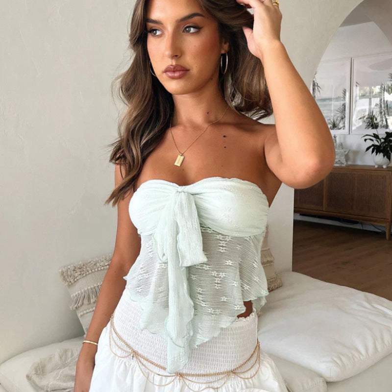Twist Strap Casual Vest