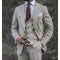 Men’s Pink Three-Piece Suit – European & American Business Casual Blazer Set