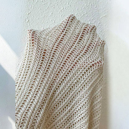 Knitted Beach Cover-Up Swimsuit Blouse Dress