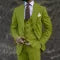Men’s Pink Three-Piece Suit – European & American Business Casual Blazer Set